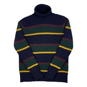 Ralph Lauren Multicolor Striped Turtleneck Sweater